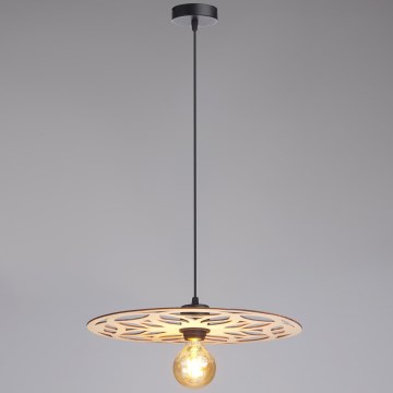 Luster na sajli FALCO 1xE27/60W/230V prečnik 40 cm bež