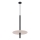 Luster na sajli FELTRO 1xG9/8W/230V crna/krem