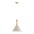 Luster na sajli FERYT 1xE27/15W/230V bež