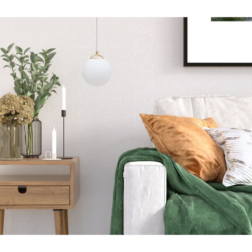 Luster na sajli FIRA 1xE27/60W/230V zlatni