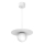 Luster na sajli FLAT 1xE27/15W/230V bela