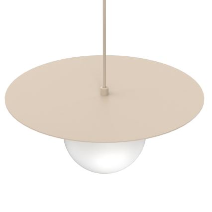 Luster na sajli FLAT 1xE27/15W/230V bež