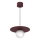 Luster na sajli FLAT 1xE27/15W/230V bordo