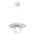 Luster na sajli FLAT 1xE27/15W/230V krem