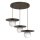 Luster na sajli FLAT 3xE27/15W/230V braon