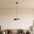 Luster na sajli FLORA 1xG9/8W/230V crvena