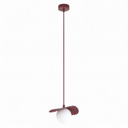 Luster na sajli FLORA 1xG9/8W/230V crvena