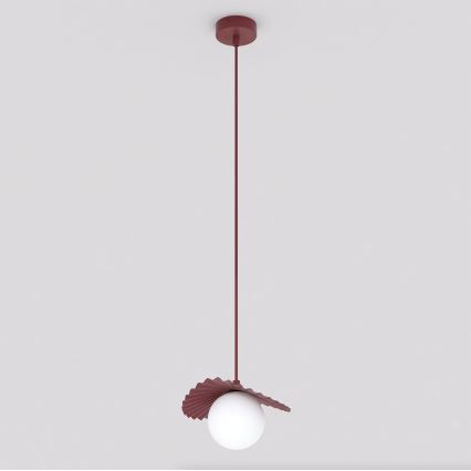 Luster na sajli FLORA 1xG9/8W/230V crvena