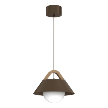 Luster na sajli FUNDA 1xE27/15W/230V braon