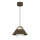 Luster na sajli FUNDA 1xE27/15W/230V braon