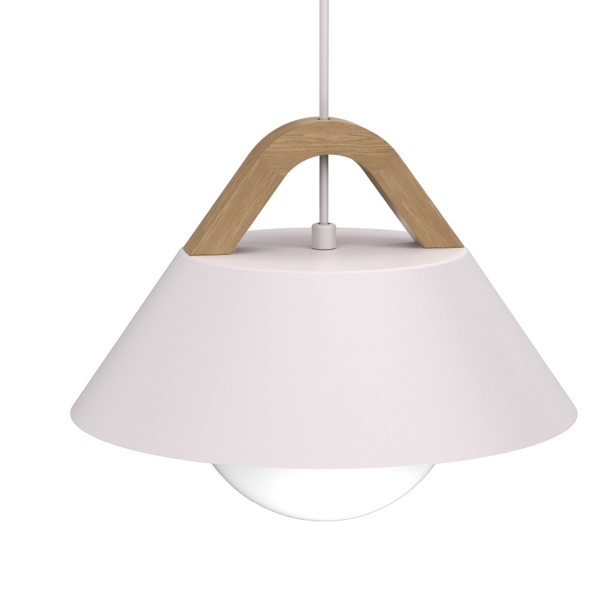 Luster na sajli FUNDA 1xE27/15W/230V krem boje