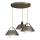 Luster na sajli FUNDA 3xE27/15W/230V bronza