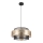 Luster na sajli GABI 1xE27/60W/230V zlatna/crna prečnik 40 cm