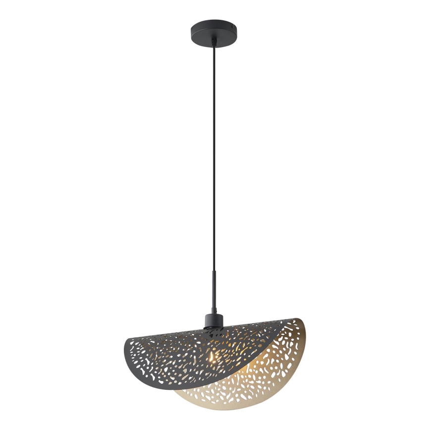 Luster na sajli GALILEA 1xE27/15W/230V crna