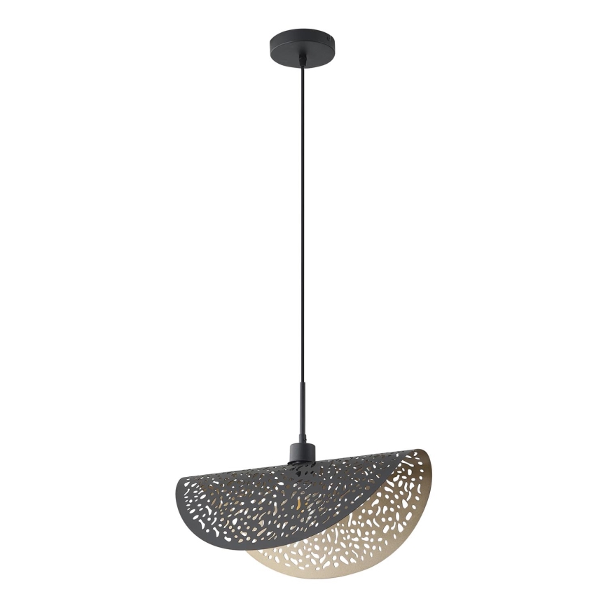 Luster na sajli GALILEA 1xE27/15W/230V crna