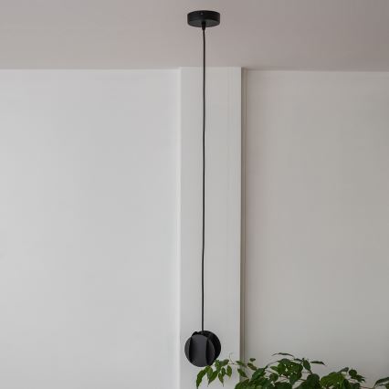 Luster na sajli GAMBIT 1xGU10/10W/230V crne boje