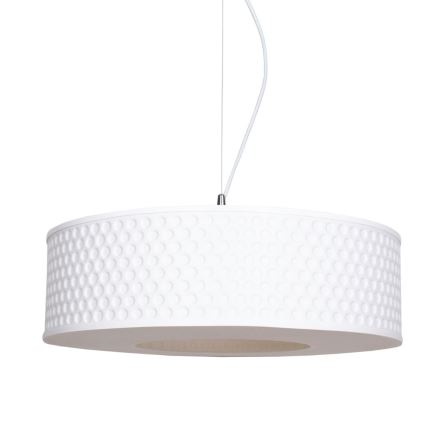 Luster na sajli GARDA 1xE27/60W/230V prečnik 40 cm bela