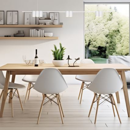 Luster na sajli GENESIS 7xGU10/8W/230V bela