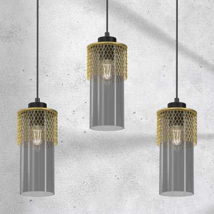 Luster na sajli GLAM 3xE27/60W/230V