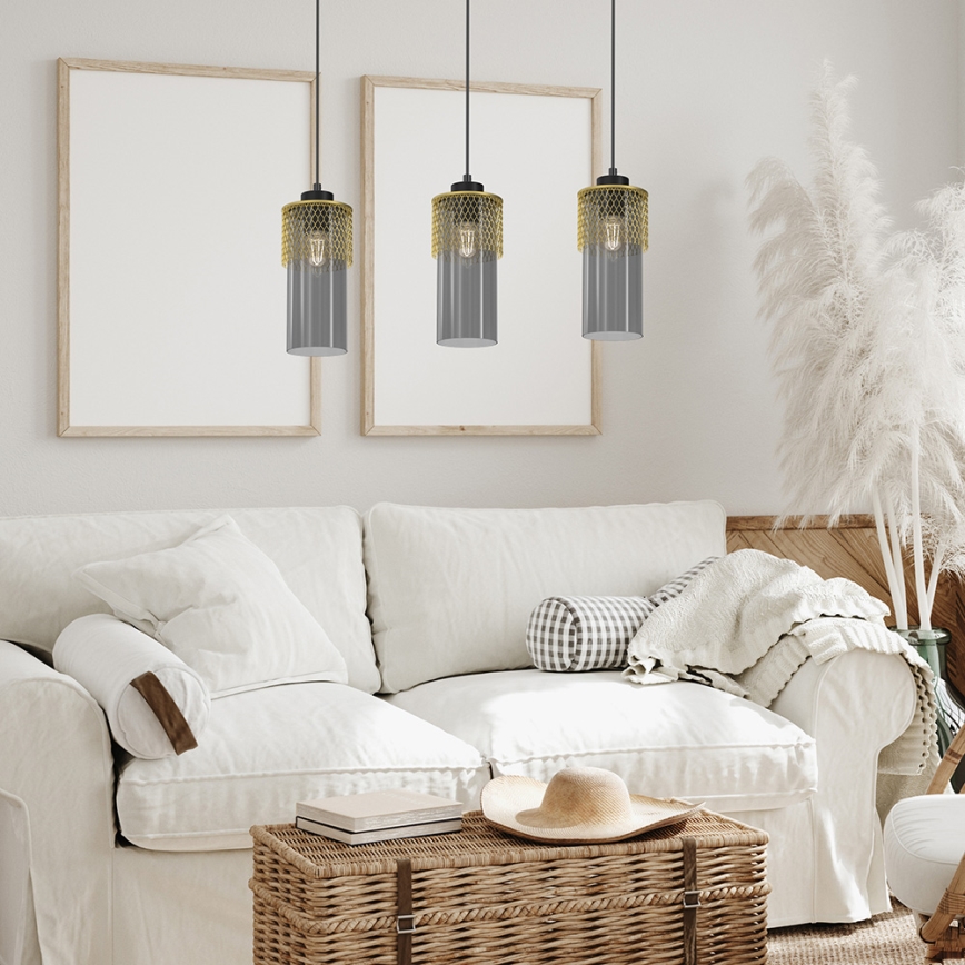 Luster na sajli GLAM 3xE27/60W/230V