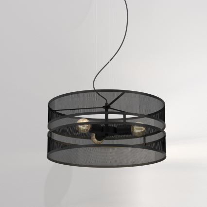 Luster na sajli GLUM 3xE27/60W/230V crn