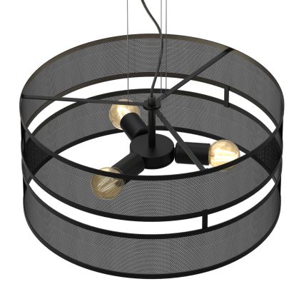 Luster na sajli GLUM 3xE27/60W/230V crn