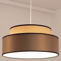 Luster na sajli GRACE 1xE27/60W/230V prečnik 40 cm bež/braon