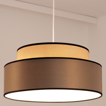 Luster na sajli GRACE 1xE27/60W/230V prečnik 40 cm bež/braon
