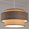 Luster na sajli GRACE 1xE27/60W/230V prečnik 40 cm bež/braon