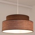 Luster na sajli GRACE 1xE27/60W/230V Ø 40 cm braon/bež
