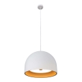 Luster na sajli GRAVITY 3xE27/7W/230V bela