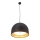 Luster na sajli GRAVITY 3xE27/7W/230V crni