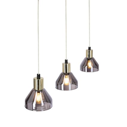 Luster na sajli GREGORY 3xE14/40W/230V
