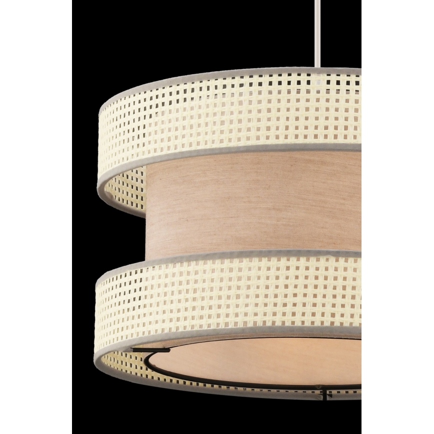 Luster na sajli HALO 1xE27/60W/230V bež/krema