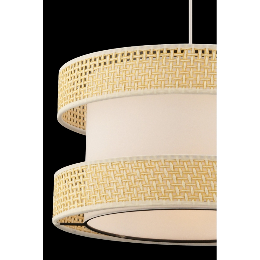 Luster na sajli HALO 1xE27/60W/230V krem/bež