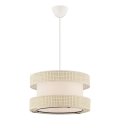 Luster na sajli HALO 1xE27/60W/230V krem boje