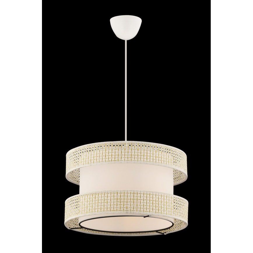 Luster na sajli HALO 1xE27/60W/230V krem boje