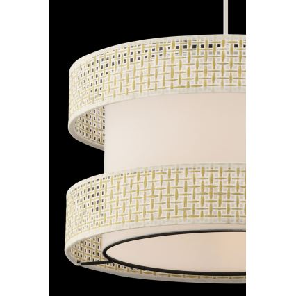 Luster na sajli HALO 1xE27/60W/230V krem boje