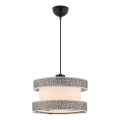 Luster na sajli HALO 1xE27/60W/230V krem/siva