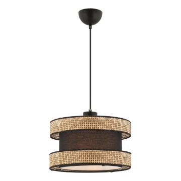 Luster na sajli HALO 1xE27/60W/230V smeđa/bež