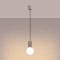 Luster na sajli HALO 1xG9/8W/230V prečnik 12 cm taupe