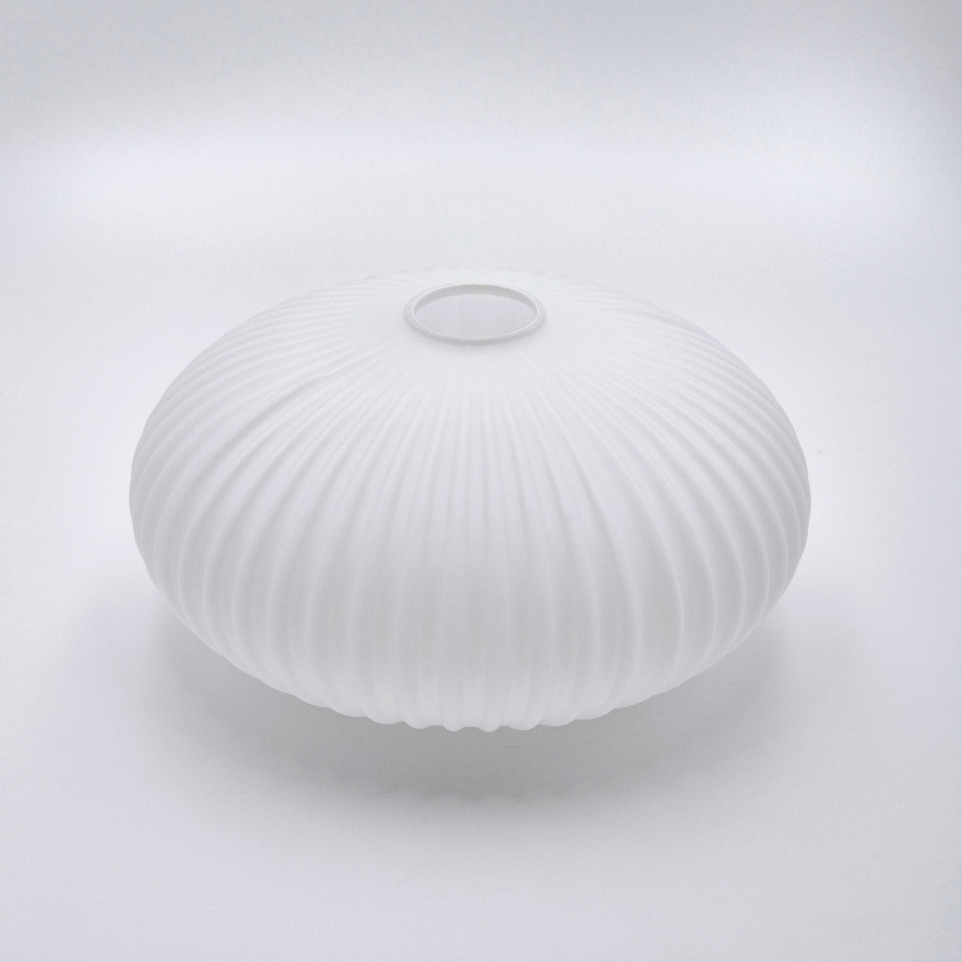 Luster na sajli HARMA 1xE27/15W/230V prečnik 25 cm bela/zlatna