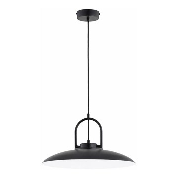 Luster na sajli HATTORI 1xE27/15W/230V crne boje