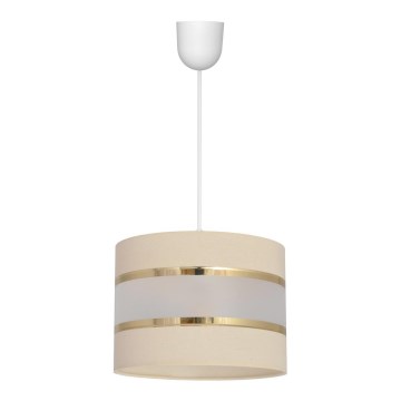 Luster na sajli HELEN 1xE27/15W/230V krem boje