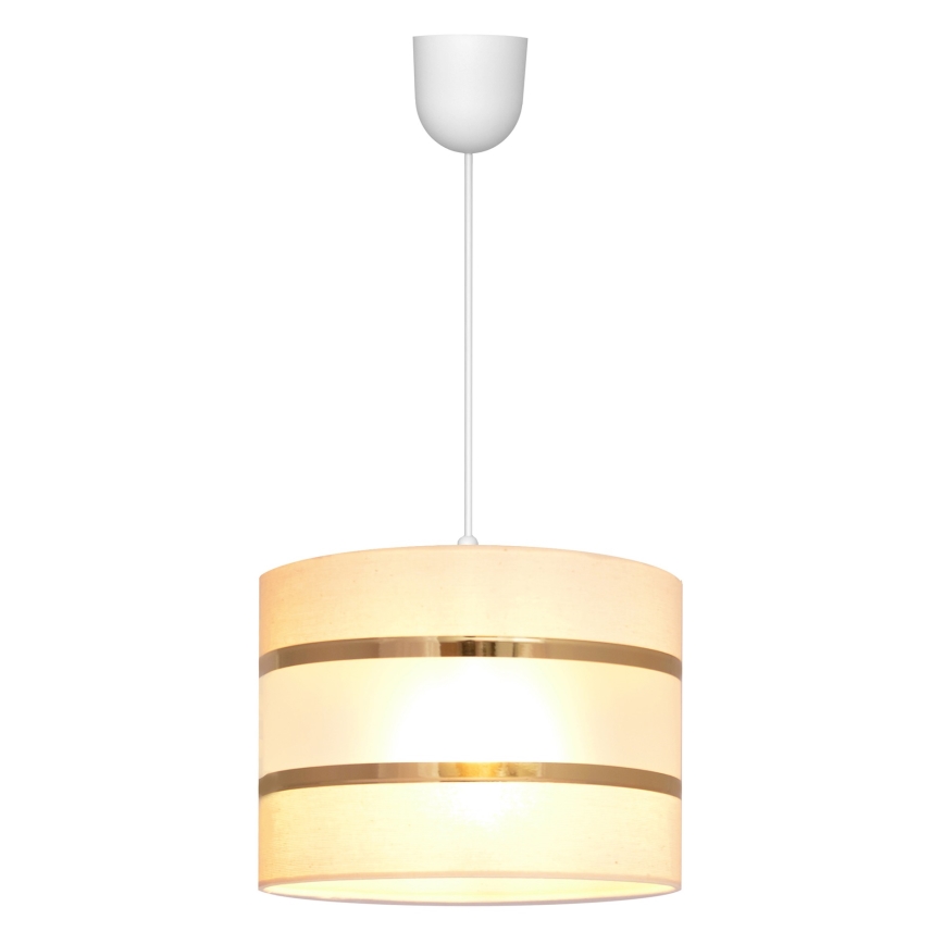 Luster na sajli HELEN 1xE27/15W/230V krem boje