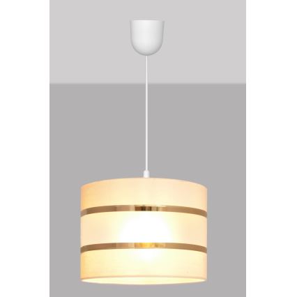 Luster na sajli HELEN 1xE27/15W/230V krem boje