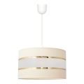 Luster na sajli HELEN 1xE27/15W/230V krem boje