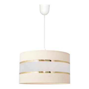 Luster na sajli HELEN 1xE27/15W/230V krem boje