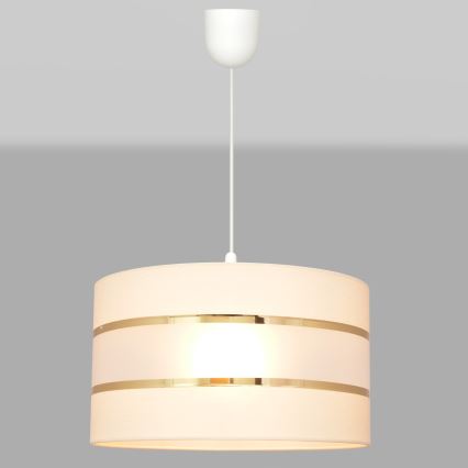 Luster na sajli HELEN 1xE27/15W/230V krem boje