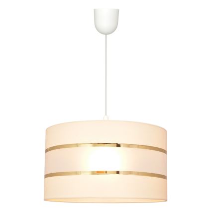 Luster na sajli HELEN 1xE27/15W/230V krem boje